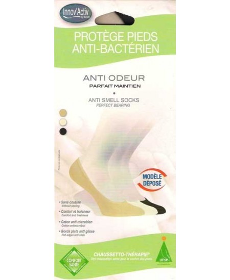 Protège pied antibactérien anti odeur